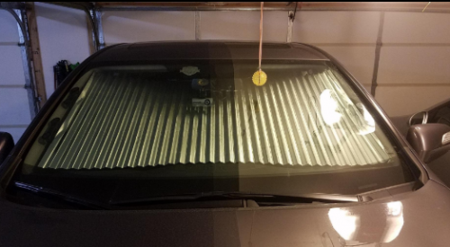 Car Retractable Windshield Cover photo review