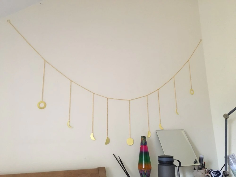 Lighty™ Moon Phase Gold Hanging Ornaments photo review